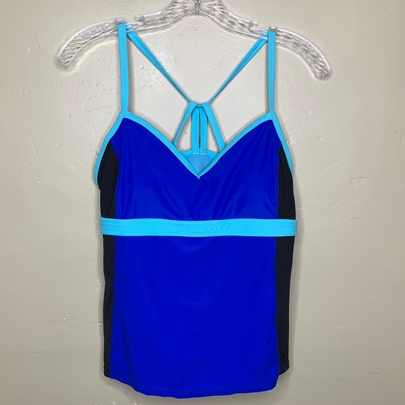 Danskin Now | Swim | Danskin Now Swim Color Block Tankini Swim Top Nwt M 8  | Poshmark